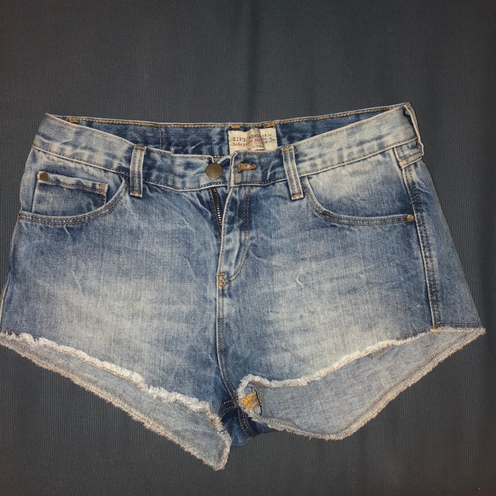 Zara denim shorts